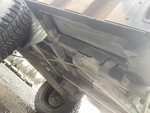 Trailer Chassis with Frame Rails/ Main Beams Condition
