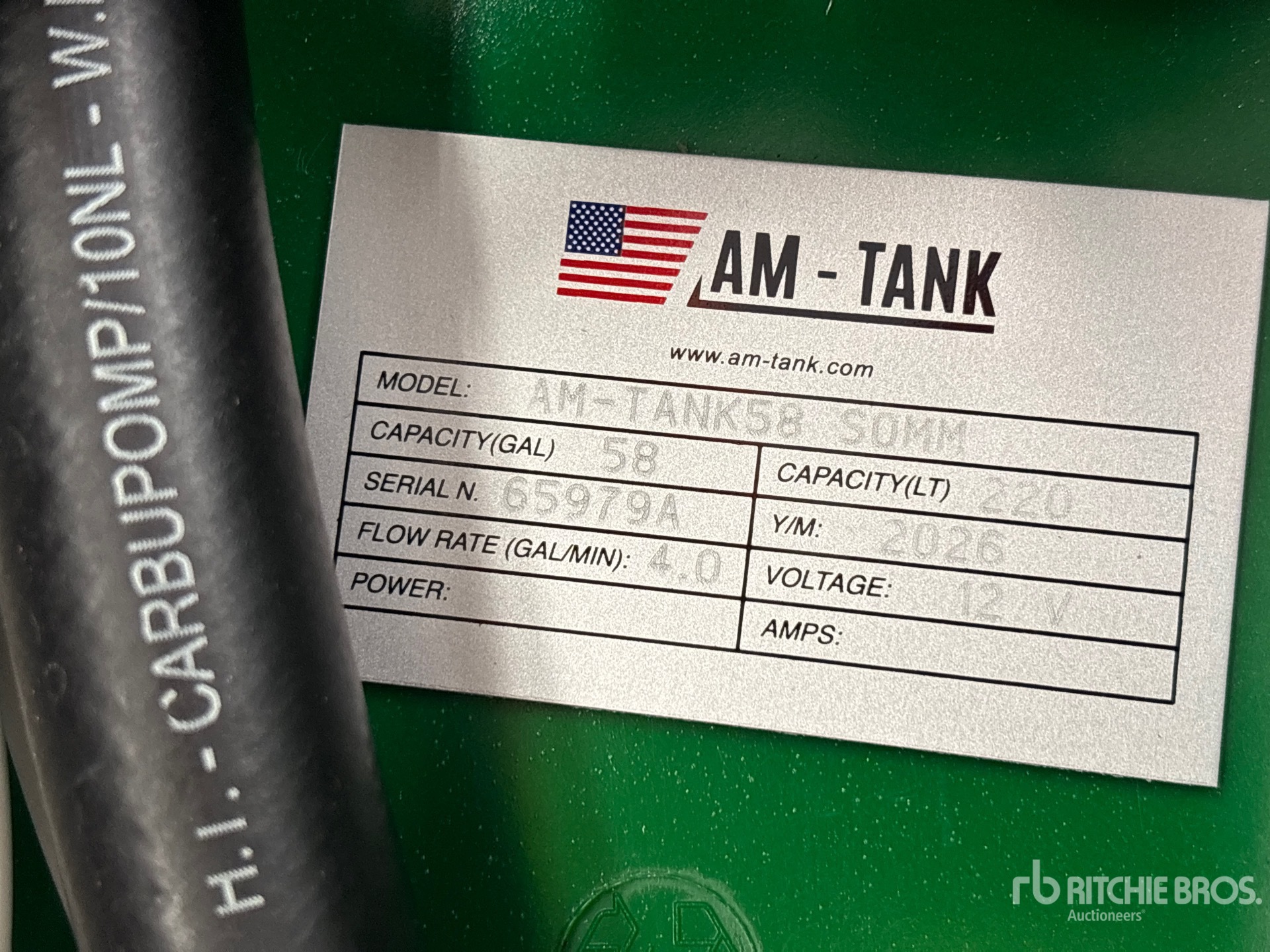 General Appearance with N.º de serie/VIN