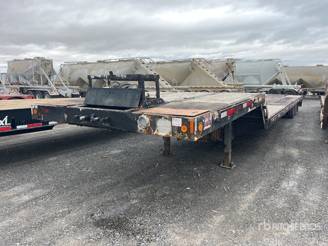 1999 Trail-eze Dlx30tc4 48 Ft T/a Sliding Axle Trailer