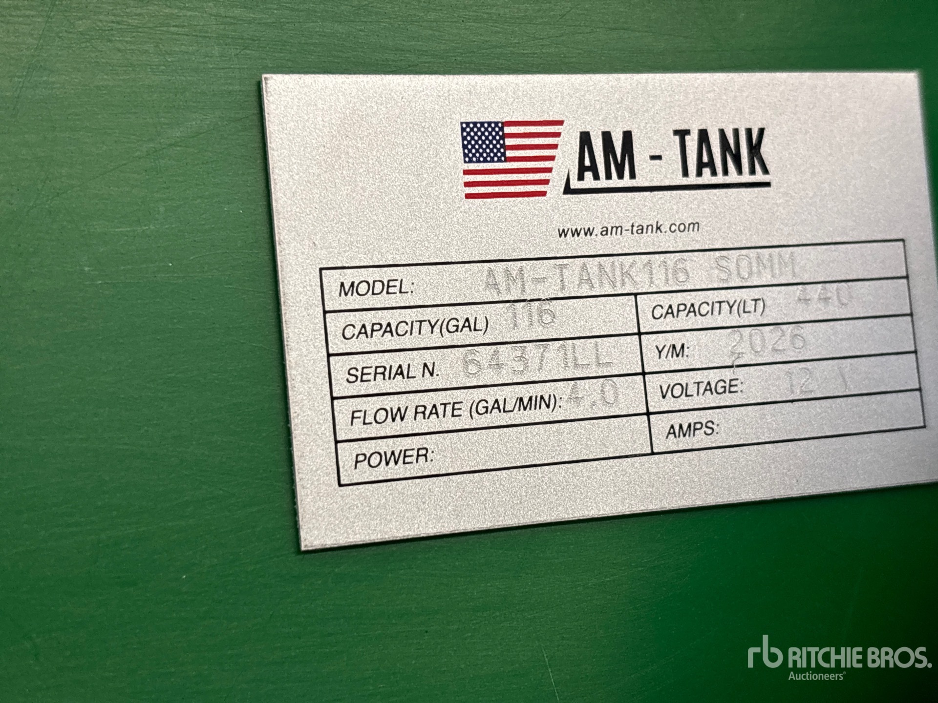 General Appearance with N.º de serie/VIN