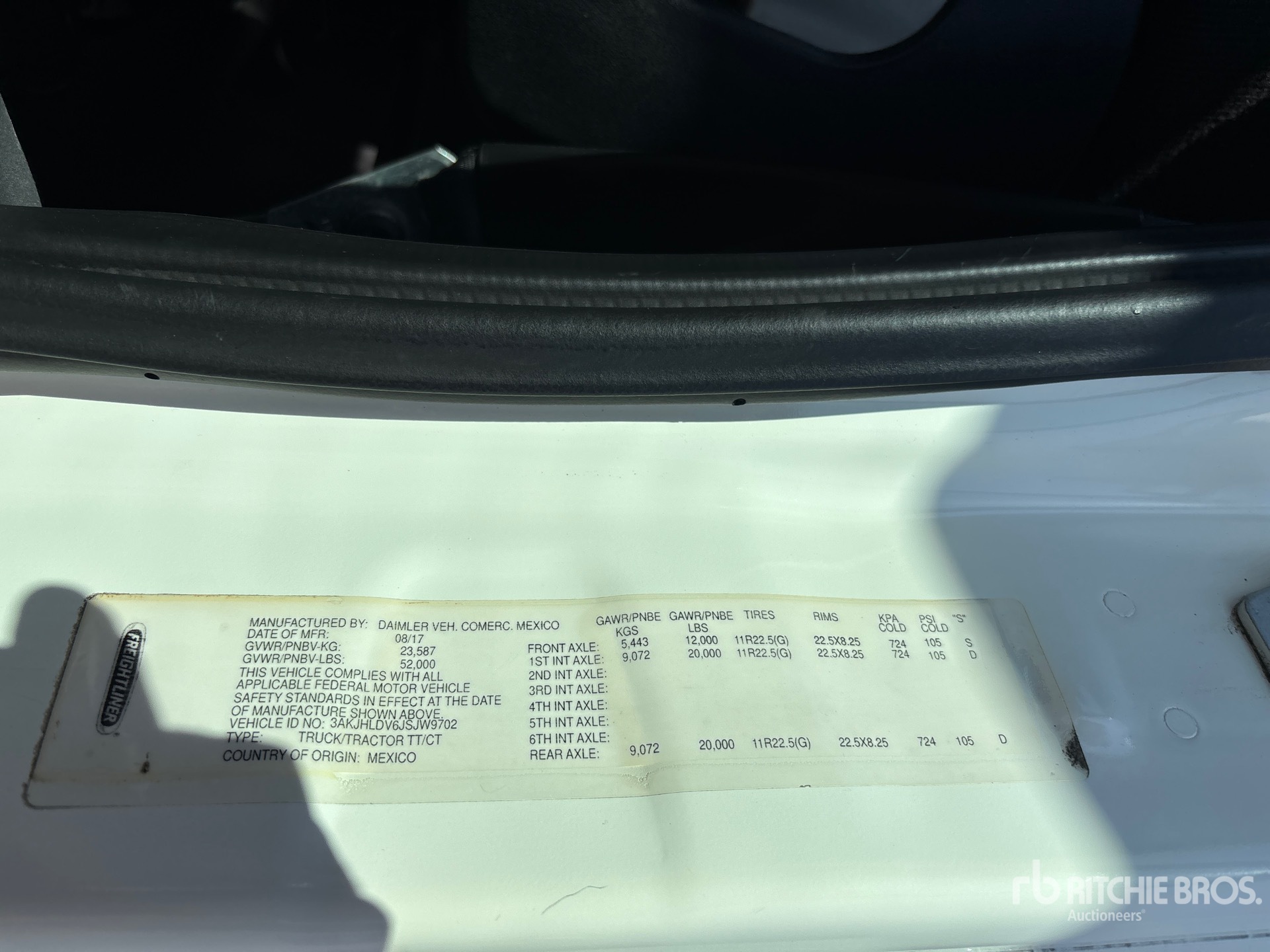 General Appearance with Seriennummer / FIN