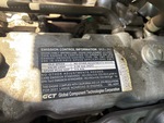 Engine with Emission Label