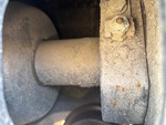 Undercarriage with Left Track Tensioner