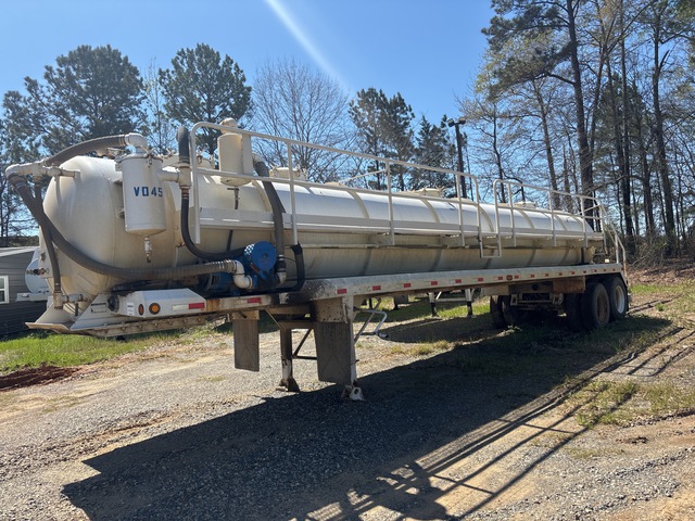 2012 Dragon 130 bbl T/A Vacuum Tanker Trailer