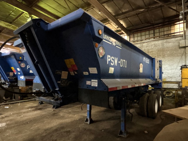2017 Ranco Anvil 19 ft 6 in T/A End Dump Trailer