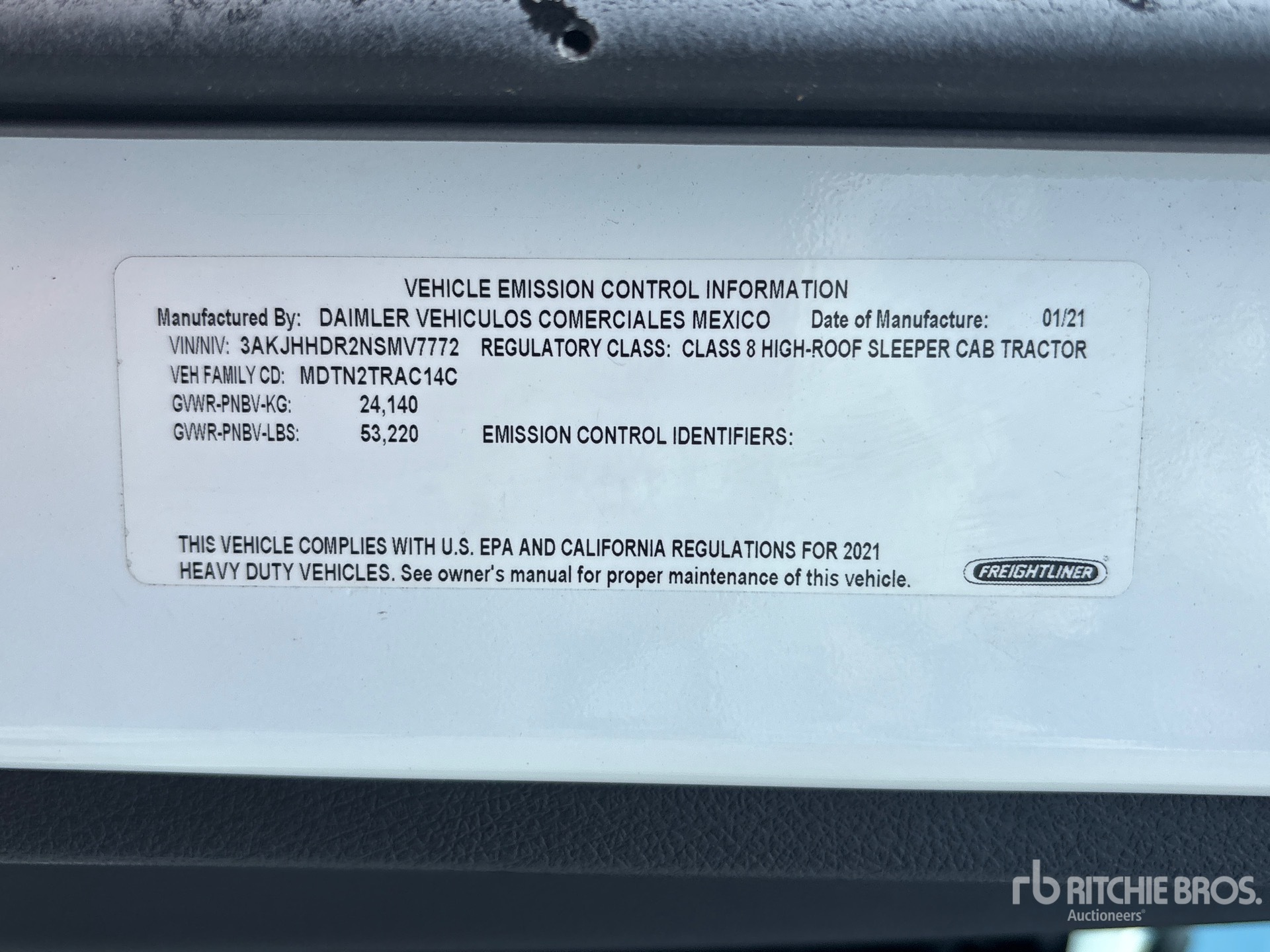 2022 Freightliner CASCADIA 126