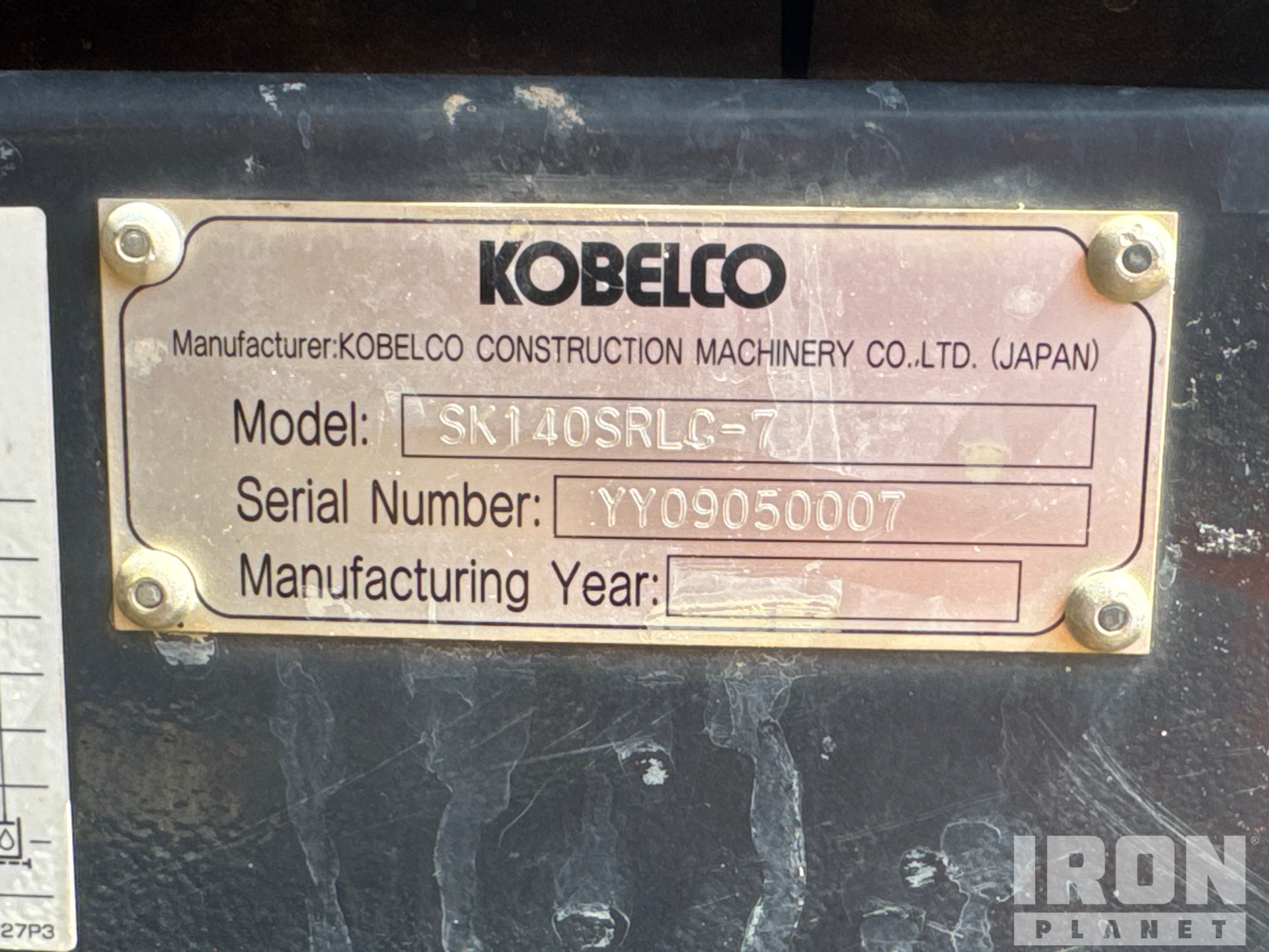 2022 Kobelco SK140SRLC-7