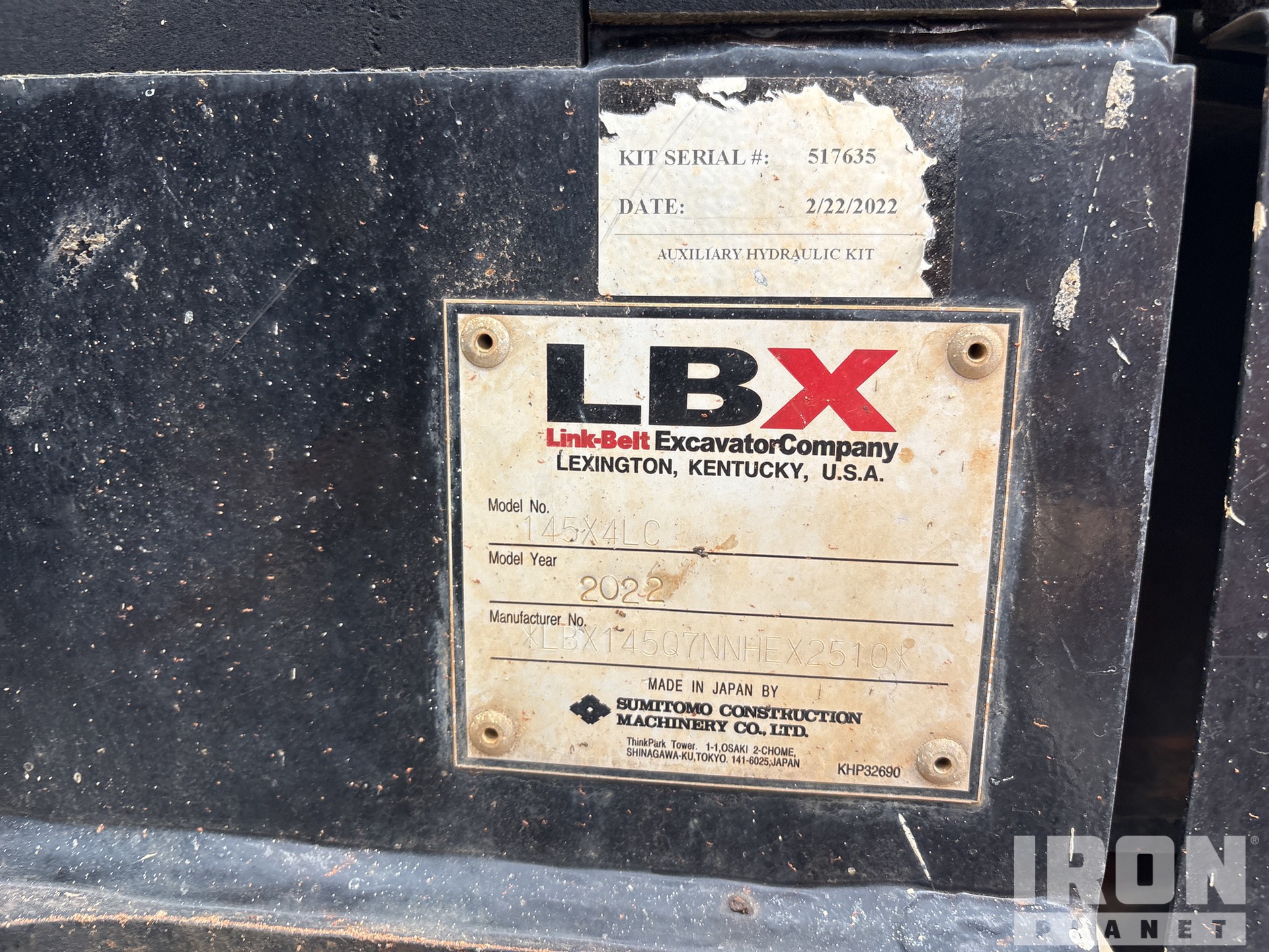 2022 Link-Belt 145X4LC