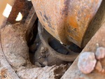 Undercarriage with Right Track Tensioner