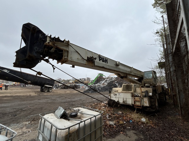 1991 P & H Century 165 65 ton 4x4 Rough Terrain Crane