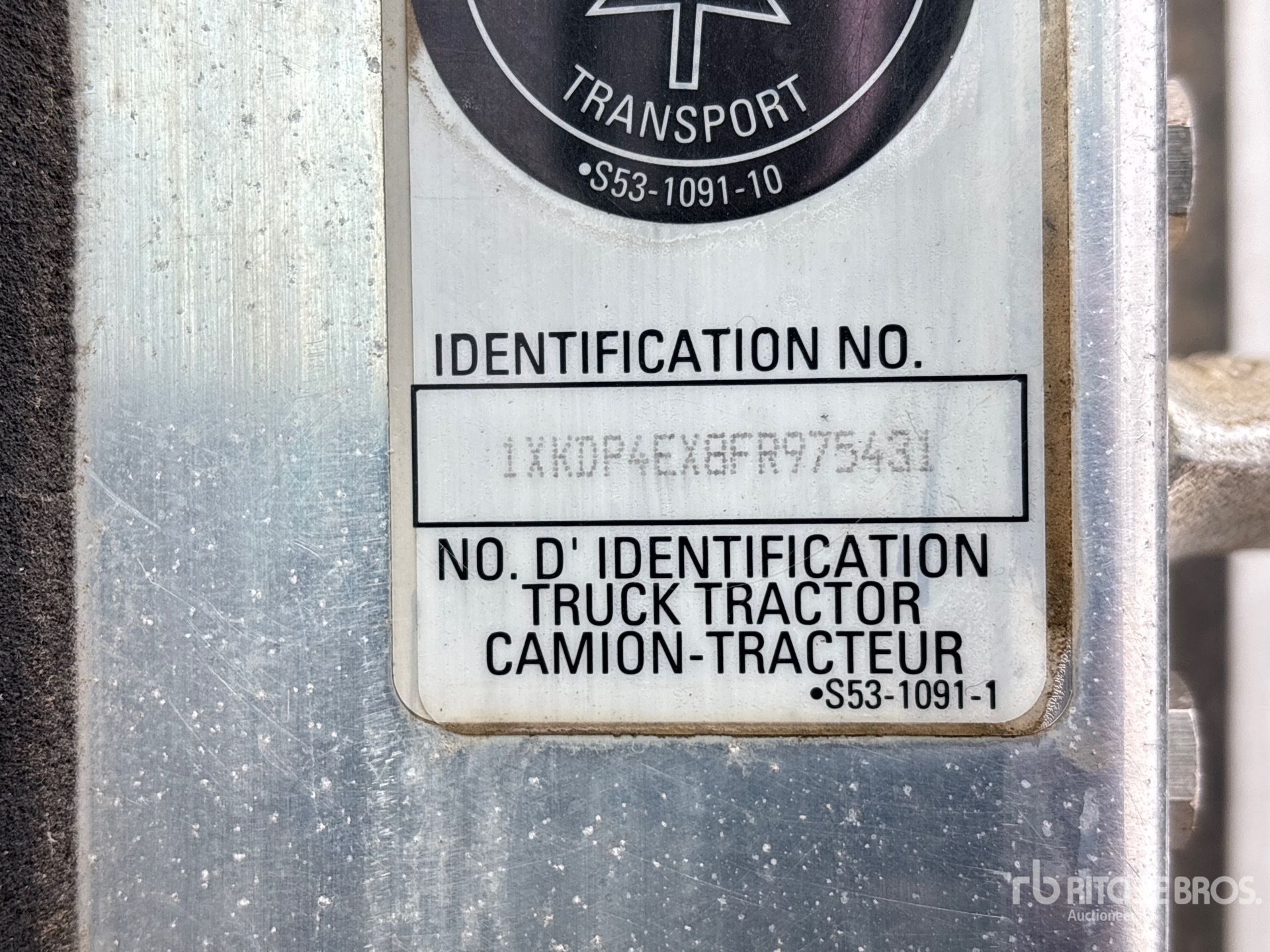 General Appearance with Numero seriale/numero d’identificazione del veicolo (VIN)