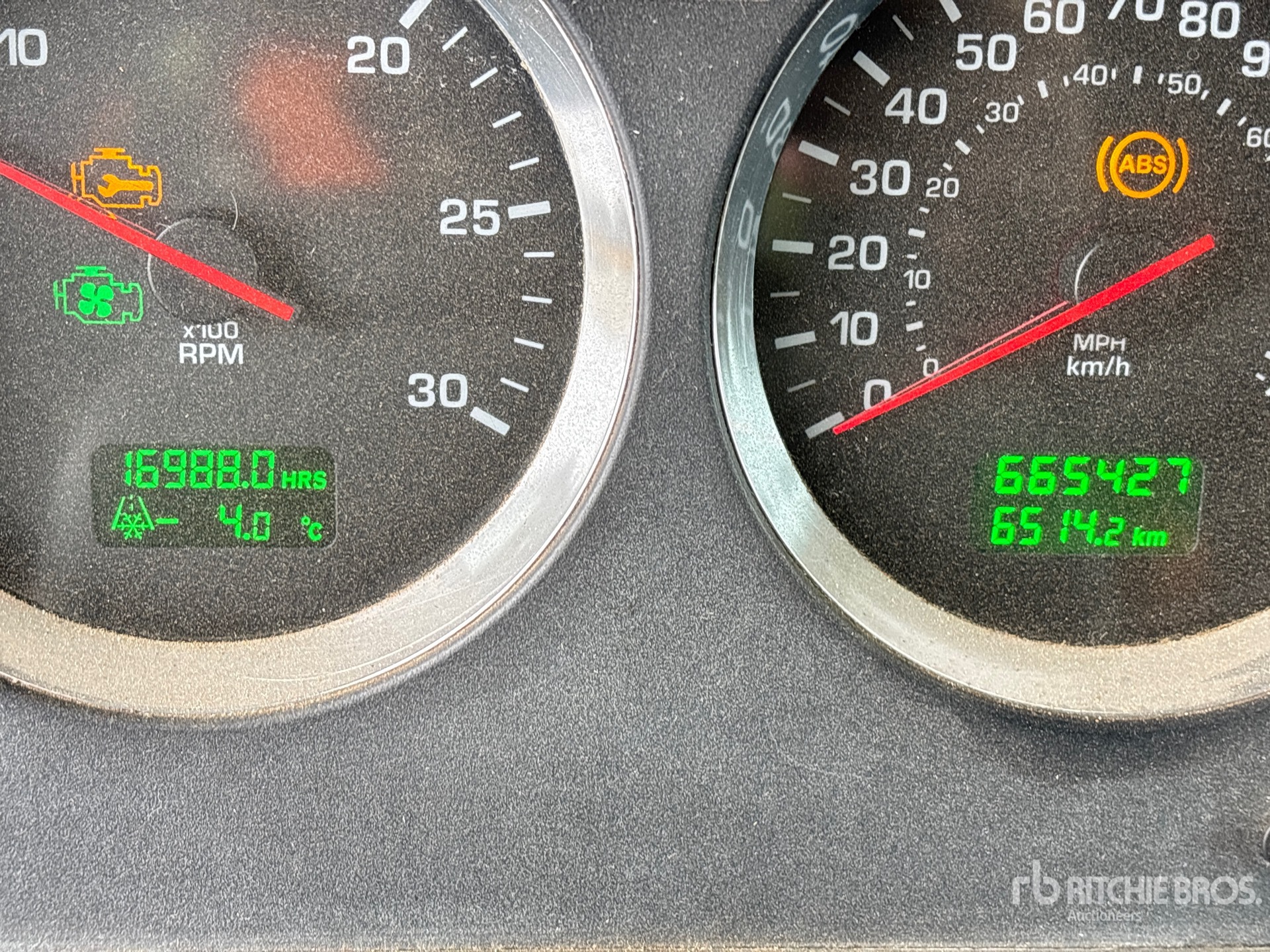 General Appearance with Hour Meter / Odometer