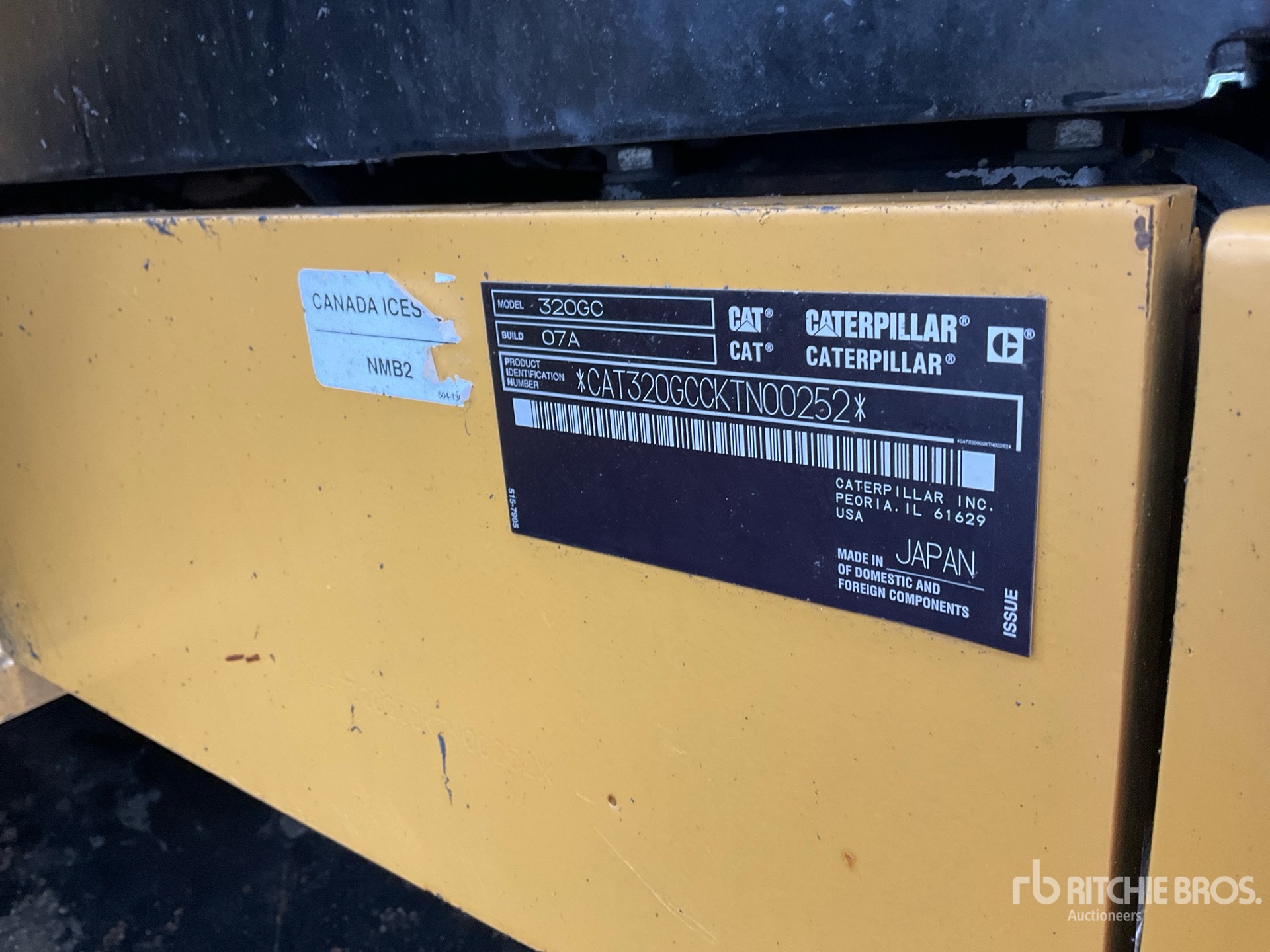 2018 Caterpillar 320