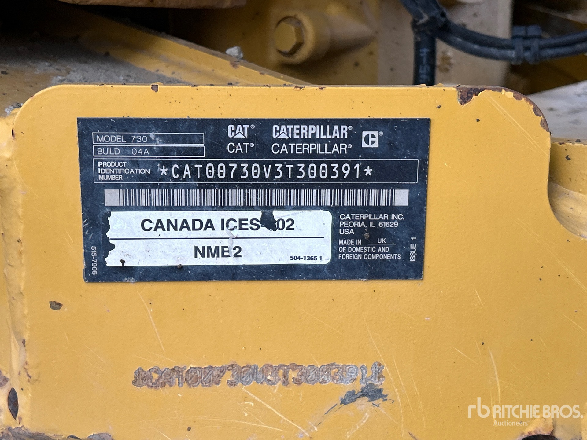 2019 Caterpillar 730