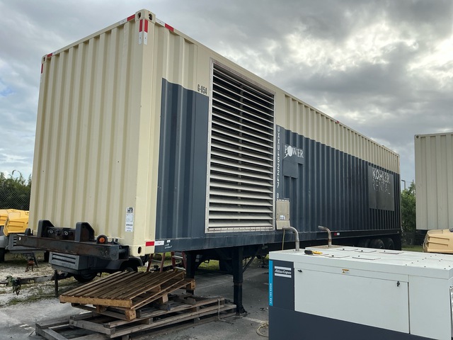 1999 Kohler 800 kW Containerized Generator Set on 1982 Theurer Container Trailer