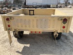 Trailer Chassis with Brake Lights Functional