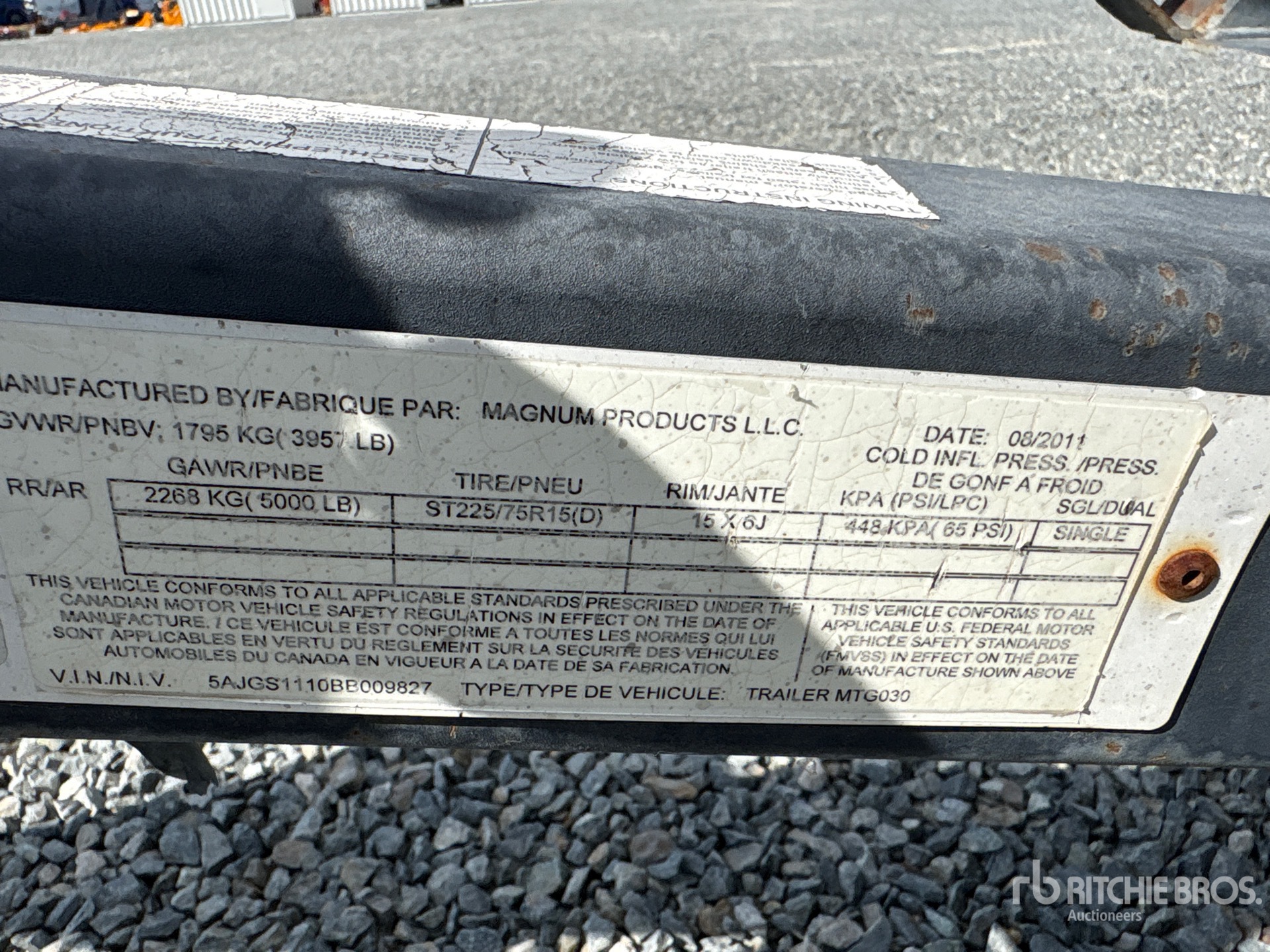 General Appearance with N.º de serie/VIN