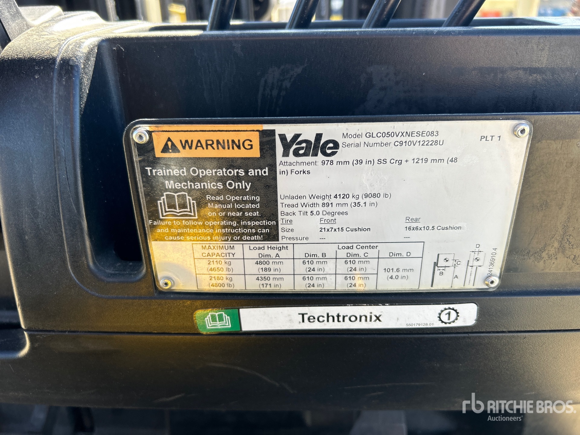 General Appearance with Numero seriale/numero d’identificazione del veicolo (VIN)