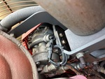 Engine with A/C Compressor