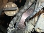 Engine with Emission Label