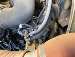 Engine with A/C Compressor