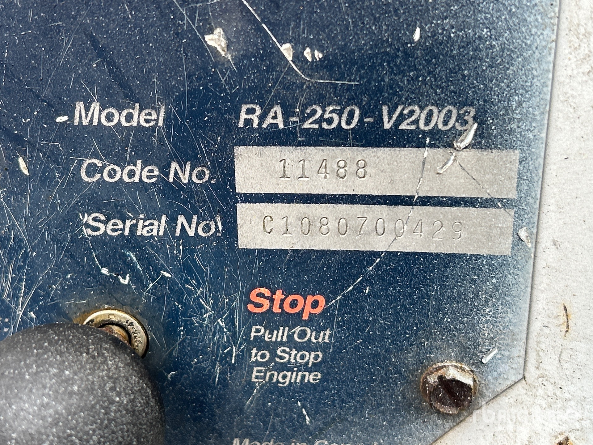 General Appearance with Seriennummer / FIN