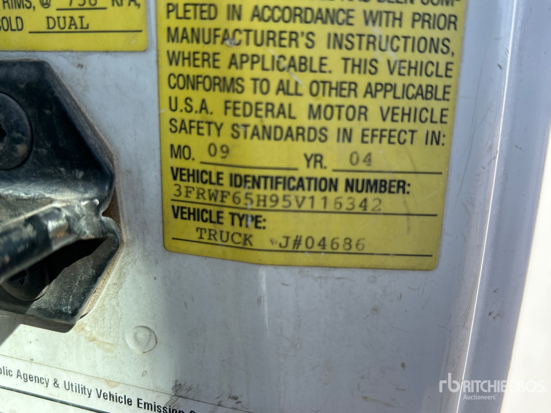 General Appearance with Second Serial Number/VIN Photo