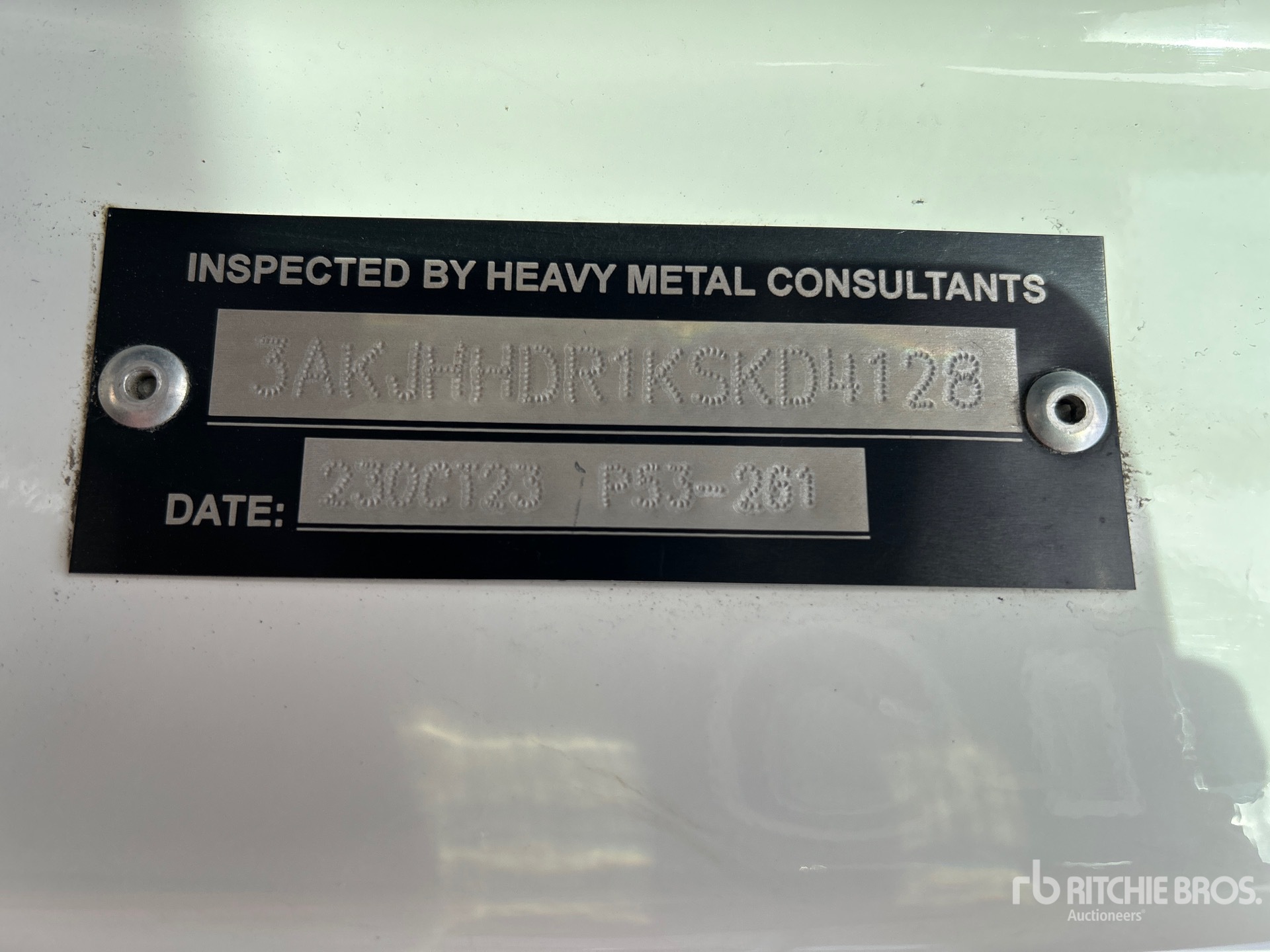 General Appearance with N.º de serie/VIN