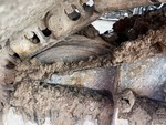 Undercarriage with Front idler wear