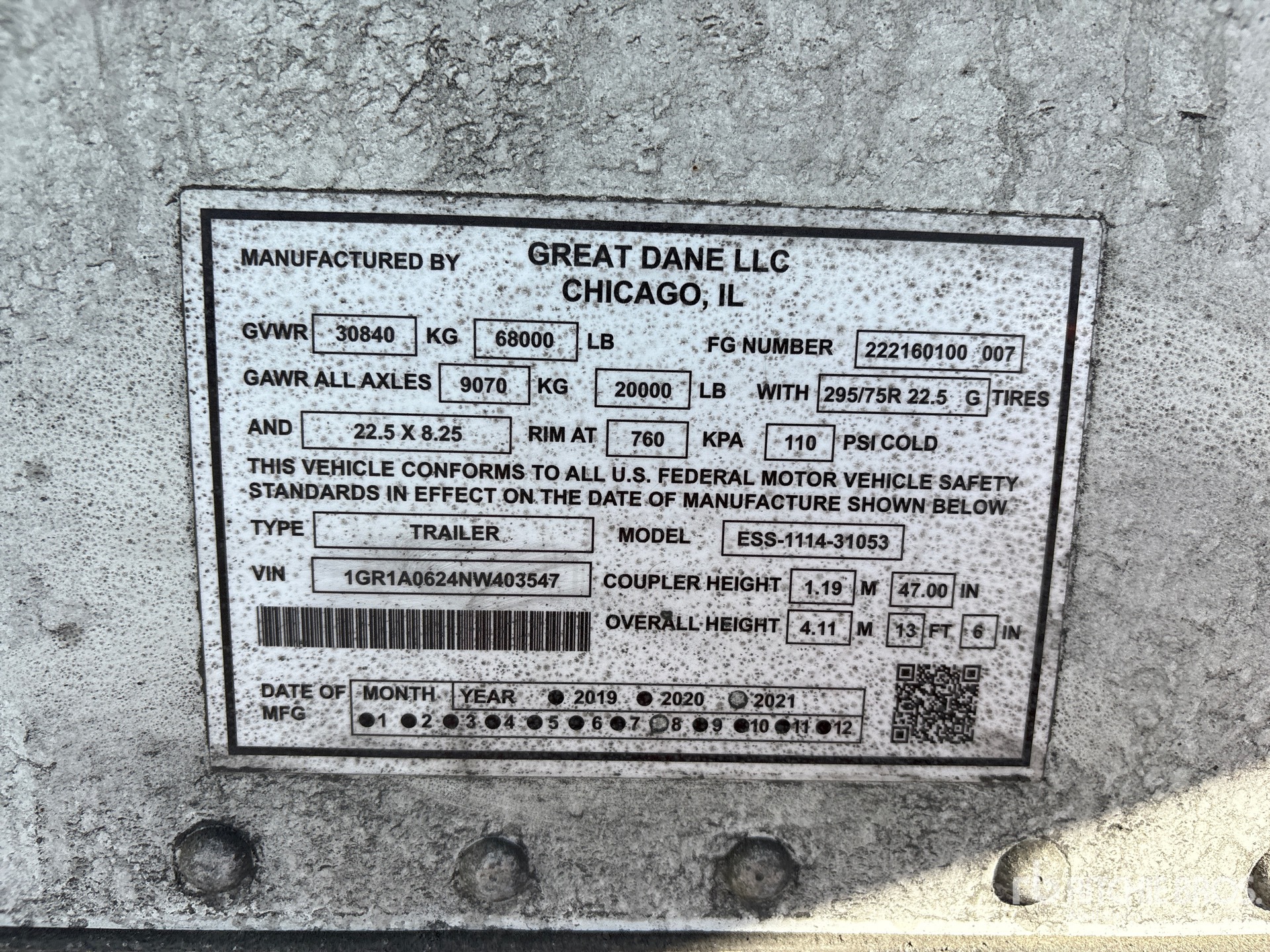 Aspect général with Numéro de série/Numéro d'identification du véhicule automobile