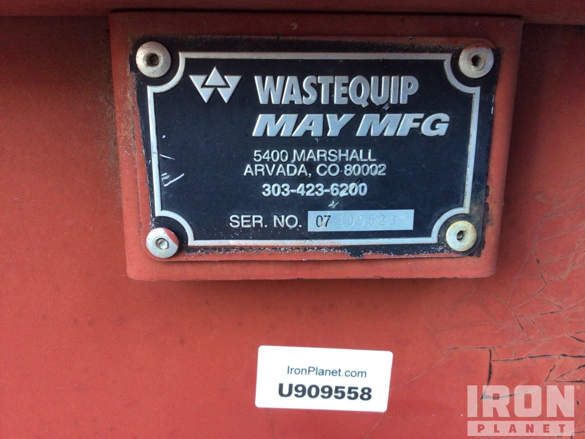 General Appearance with N.º de serie/VIN