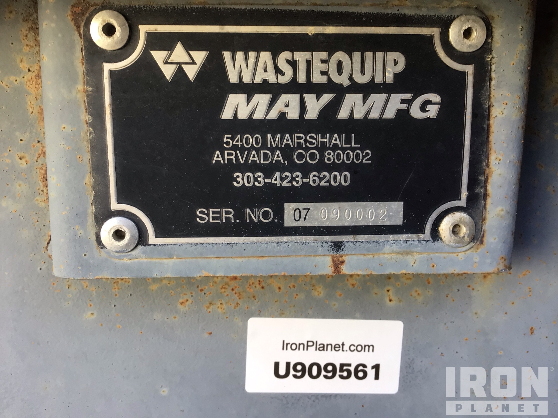 General Appearance with N.º de serie/VIN