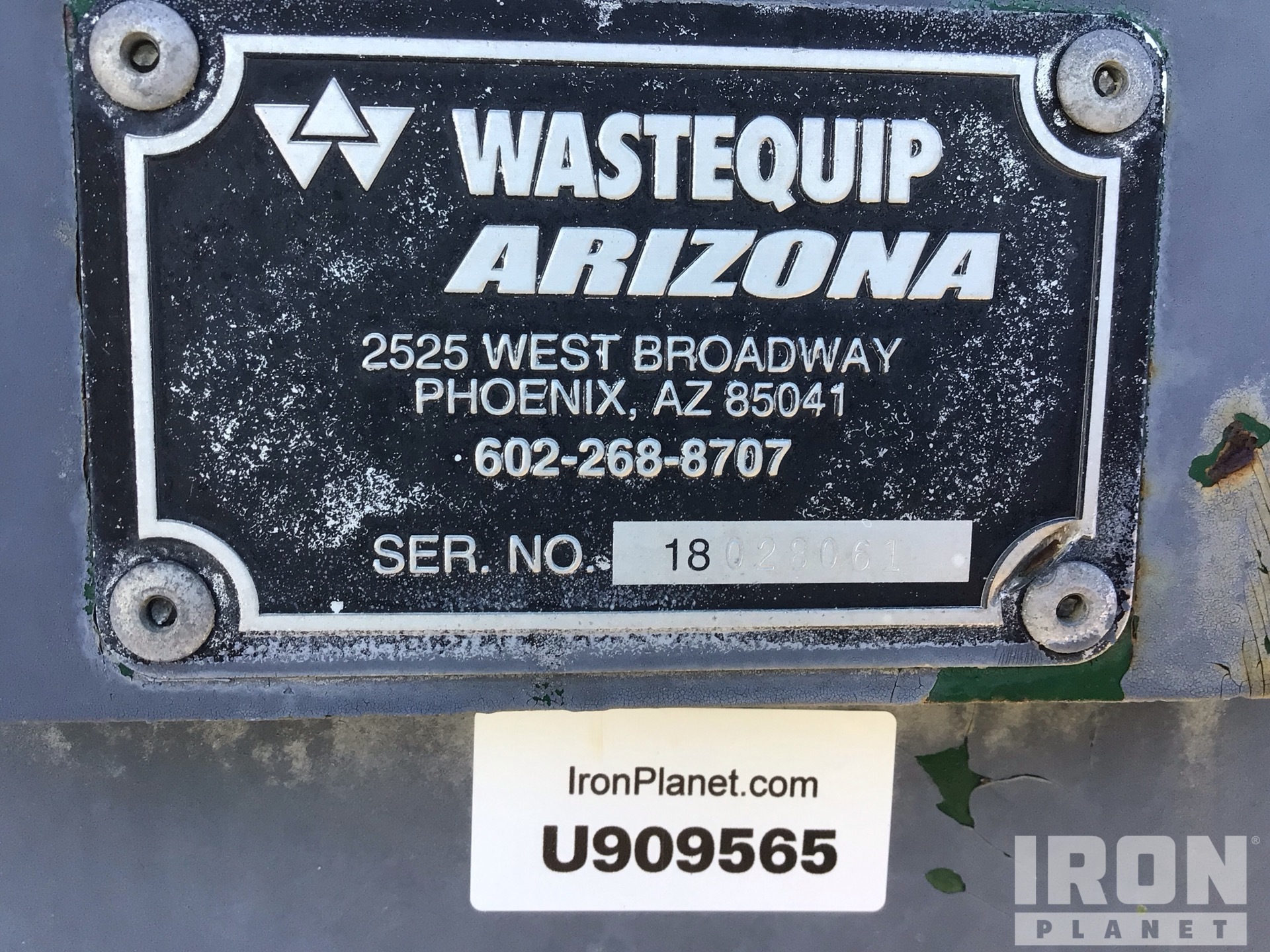 General Appearance with N.º de serie/VIN