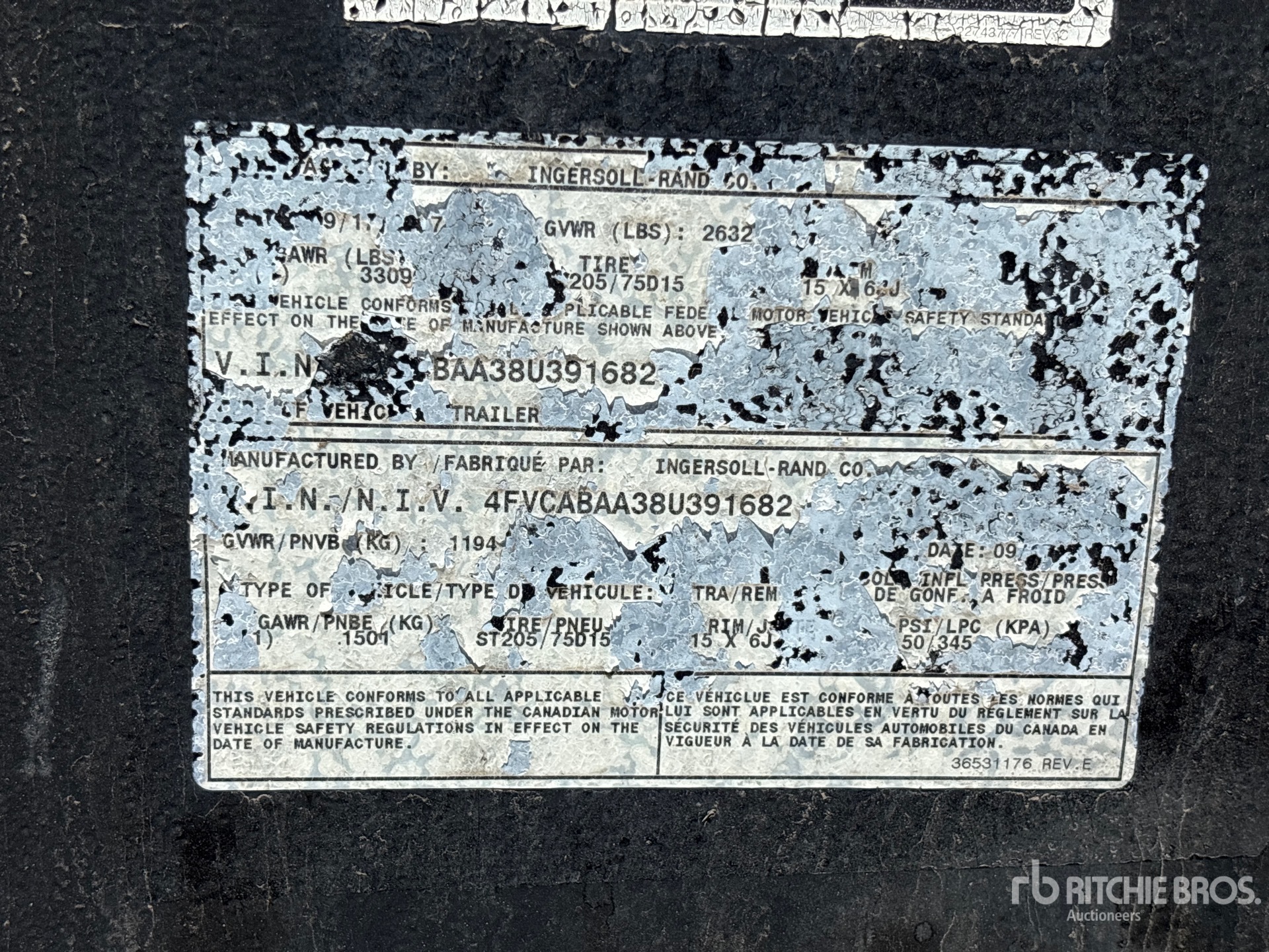 Aspect général with Numéro de série/Numéro d'identification du véhicule automobile