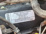 Engine with Emission Certification Label
