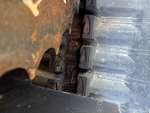 Undercarriage with Linguette della trasmissione a cinghia in gomma
