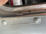 General Appearance with Frame Stamp Serial Number/VIN Photo