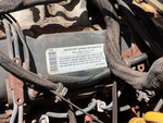 Engine with Emission Certification Label
