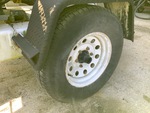 Trailer Chassis with Tire Condition