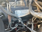 Engine with Emission Certification Label