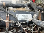 Engine with Emission Certification Label