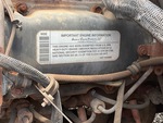 Engine with Emission Certification Label