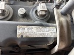 Engine with Emission Label