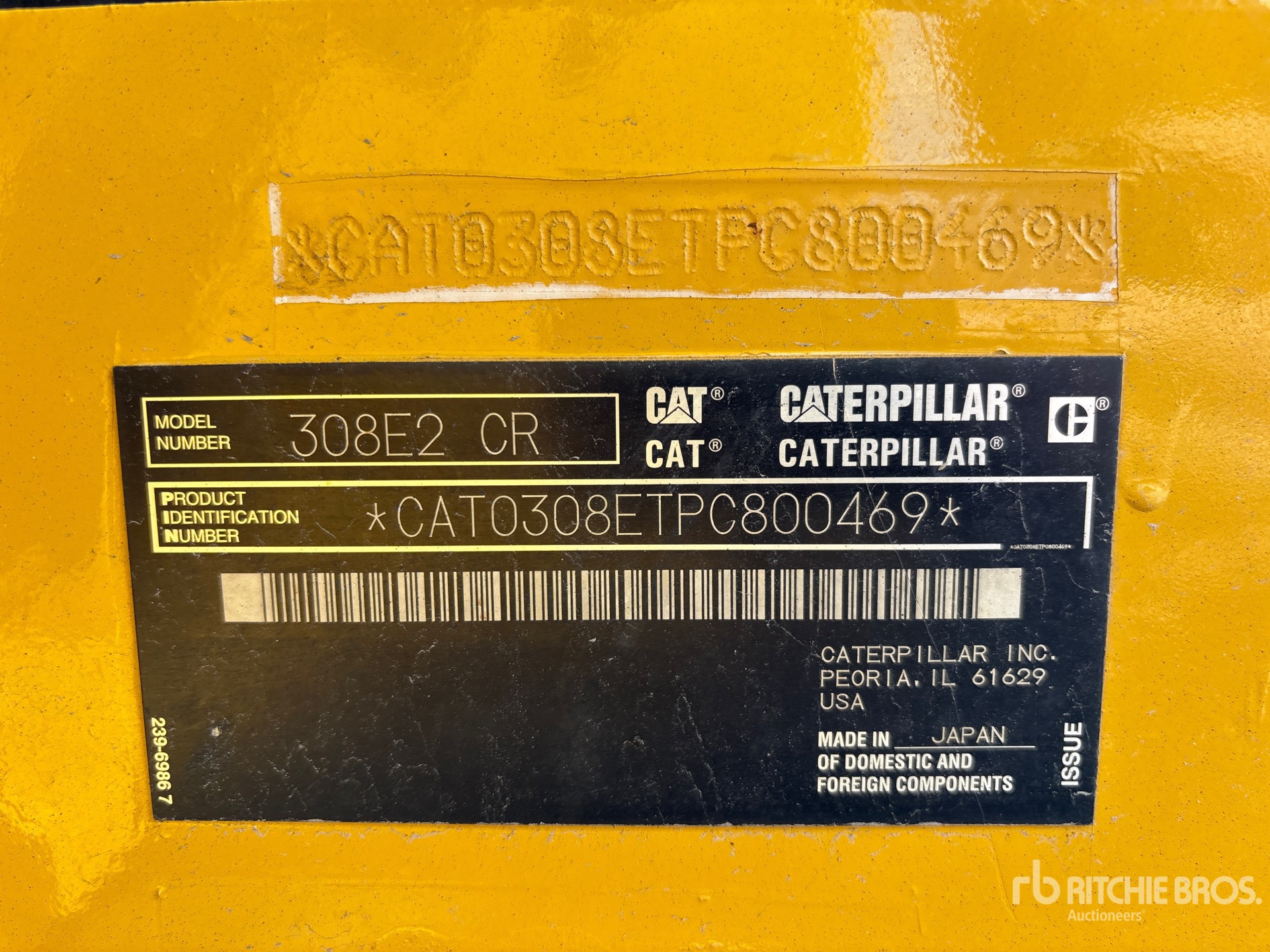 2018 Caterpillar 308E2 CR