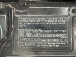 Engine with Emission Label
