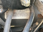 Engine with Emission Certification Label