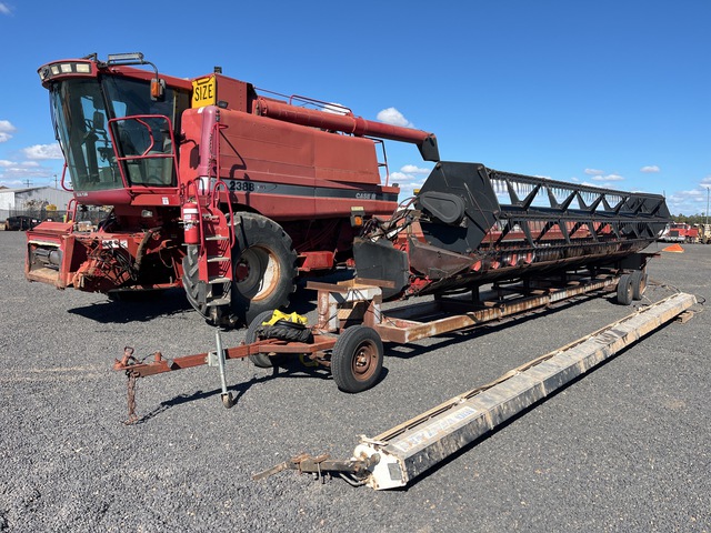 2002 Case IH 2388 w/Case IH 1020 30ft Combine Harvester 2002 Case IH 2388 w/Case IH 1020 30ft Combine Harvester