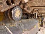 Undercarriage with Left Carrier Rollers