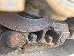 Undercarriage with Left Track Rollers