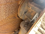 Undercarriage with Left Track Tensioner
